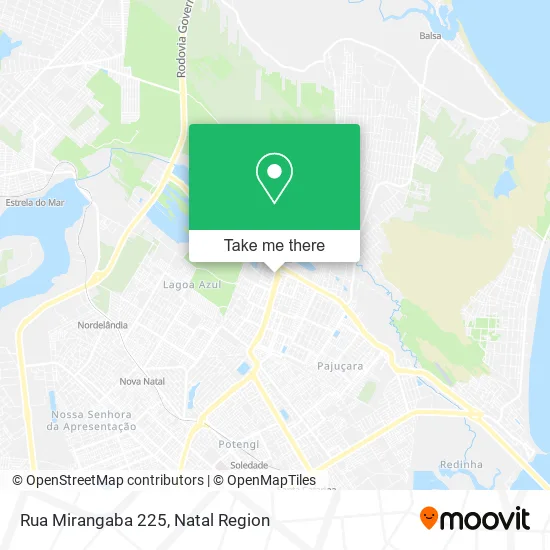 Rua Mirangaba 225 map