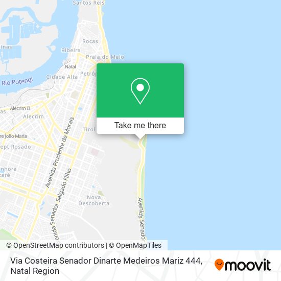 Via Costeira Senador Dinarte Medeiros Mariz 444 map