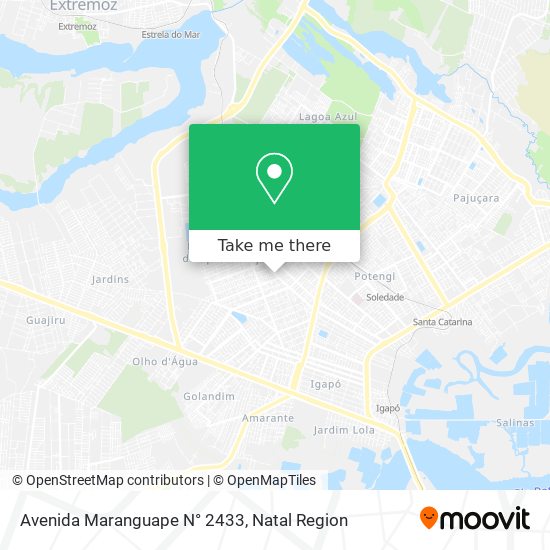 Avenida Maranguape N° 2433 map