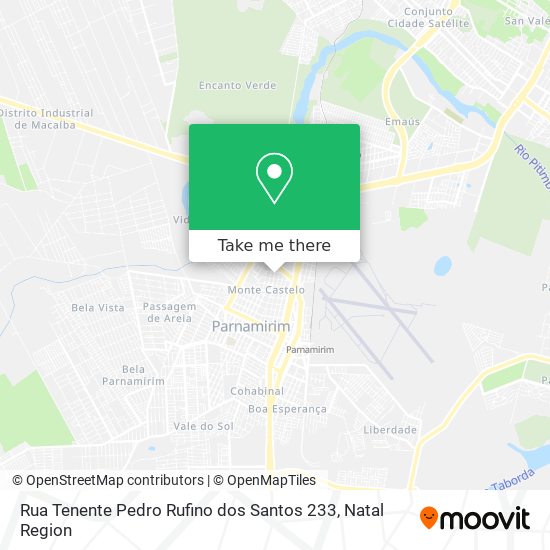Rua Tenente Pedro Rufino dos Santos 233 map