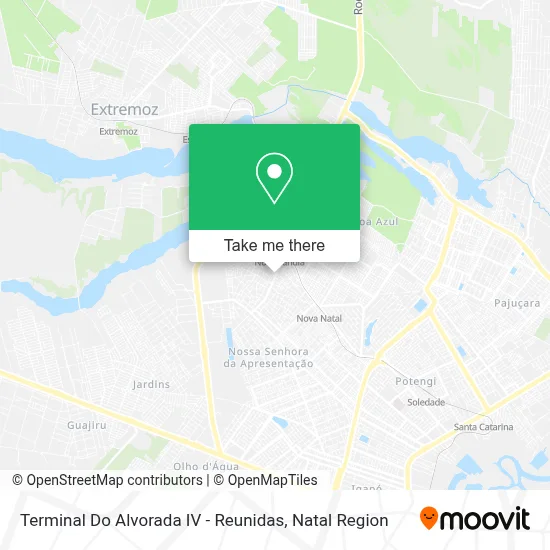 Terminal Do Alvorada IV - Reunidas map