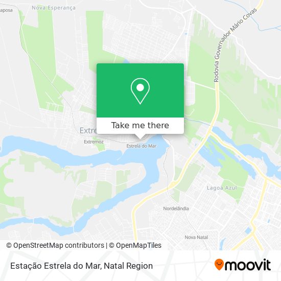 Estação Estrela do Mar map