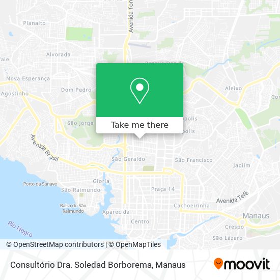 Consultório Dra. Soledad Borborema map