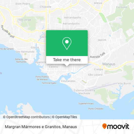 Margran Mármores e Granitos map