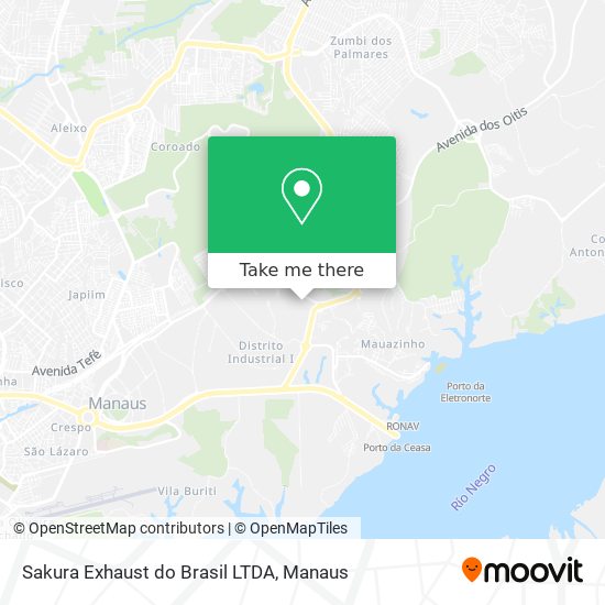 Sakura Exhaust do Brasil LTDA map