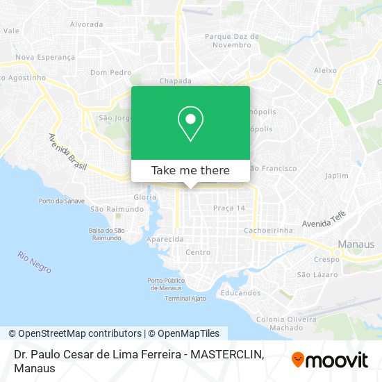 Dr. Paulo Cesar de Lima Ferreira - MASTERCLIN map