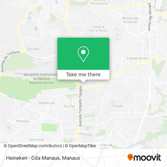 Heineken - Cda Manaus map