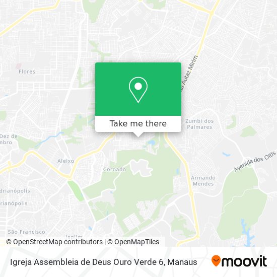 Igreja Assembleia de Deus Ouro Verde 6 map