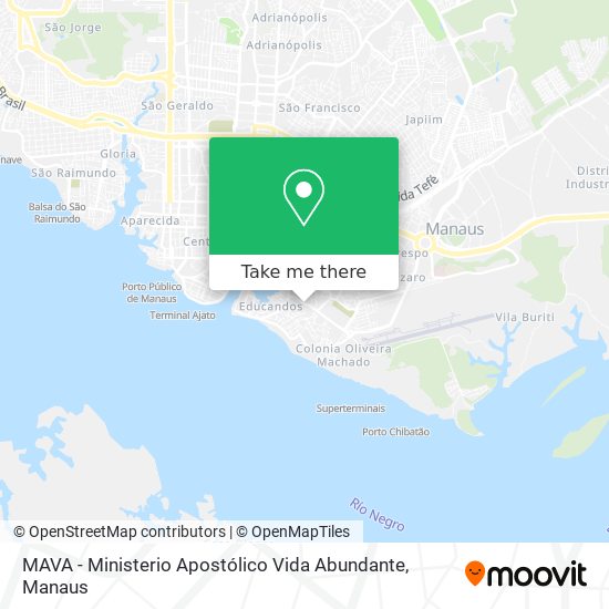 MAVA - Ministerio Apostólico Vida Abundante map