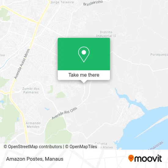 Amazon Postes map