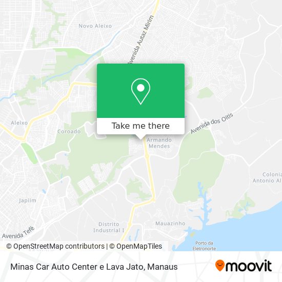 Minas Car Auto Center e Lava Jato map