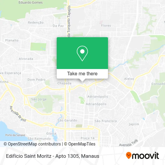 Edifício Saint Moritz - Apto 1305 map