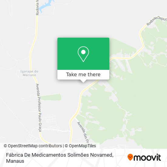 Fábrica De Medicamentos Solimões Novamed map