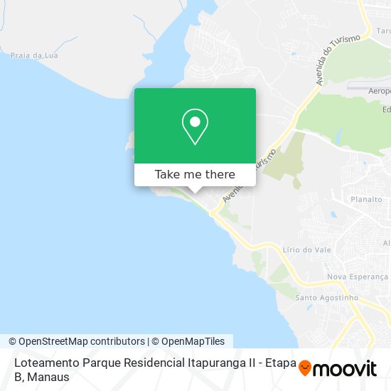 Loteamento Parque Residencial Itapuranga II - Etapa B map