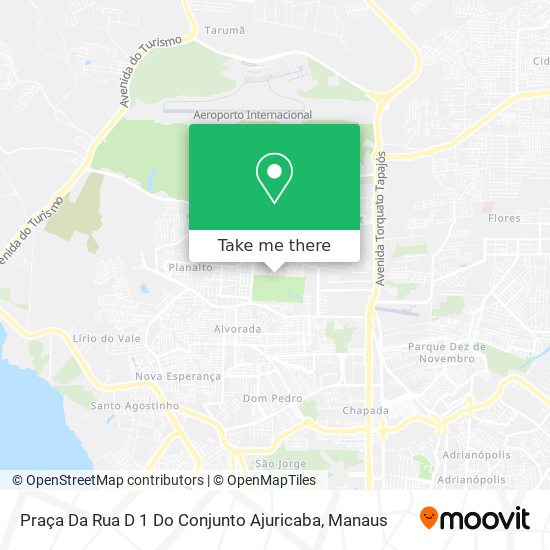 Praça Da Rua D 1 Do Conjunto Ajuricaba map