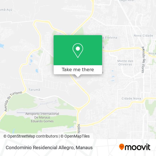 Condomínio Residencial Allegro map