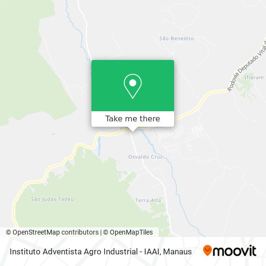Instituto Adventista Agro Industrial - IAAI map