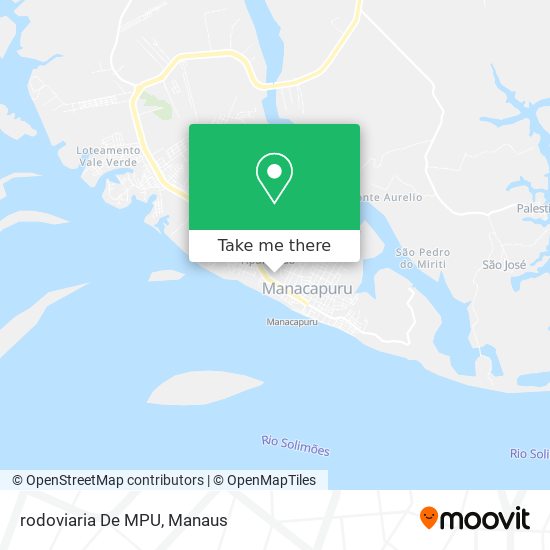 rodoviaria De MPU map