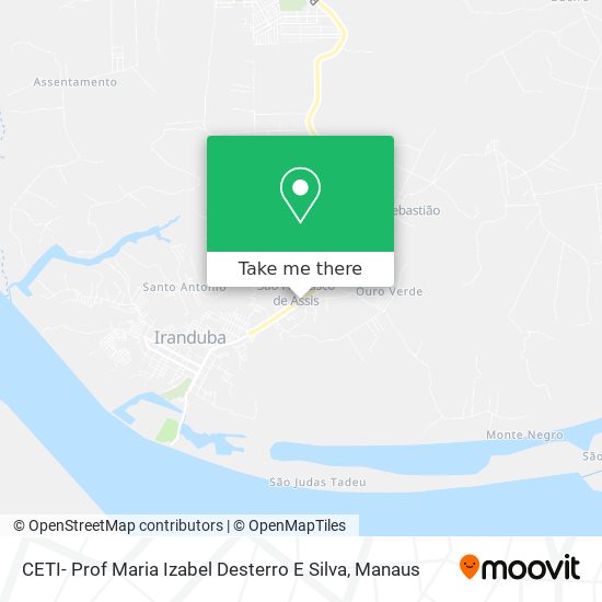 CETI- Prof Maria Izabel Desterro E Silva map