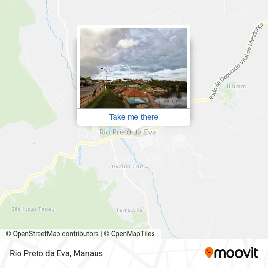 Rio Preto da Eva map