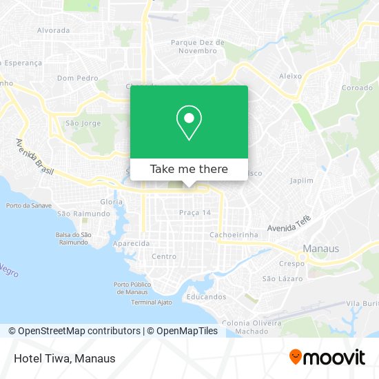 Hotel Tiwa map