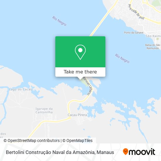 Bertolini Construção Naval da Amazônia map