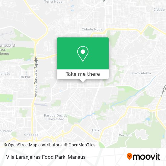 Vila Laranjeiras Food Park map