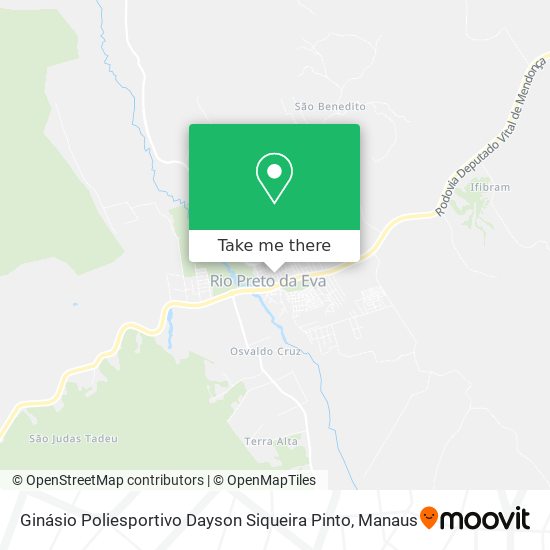 Ginásio Poliesportivo Dayson Siqueira Pinto map