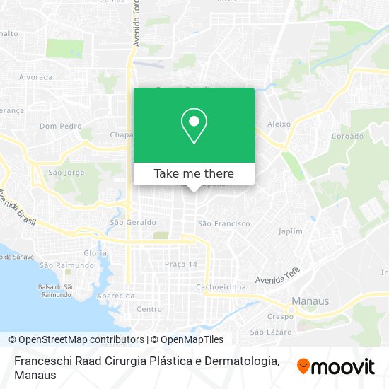 Franceschi Raad Cirurgia Plástica e Dermatologia map