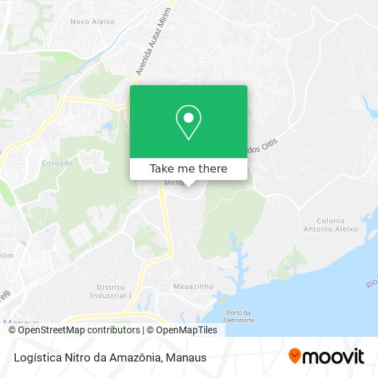 Logística Nitro da  Amazônia map