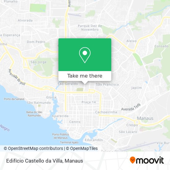 Edifício Castello da Villa map