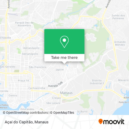Açaí do Capitão map