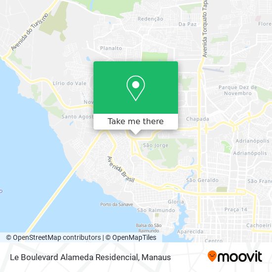 Le Boulevard Alameda Residencial map