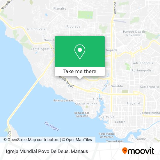 Igreja Mundial Povo De Deus map