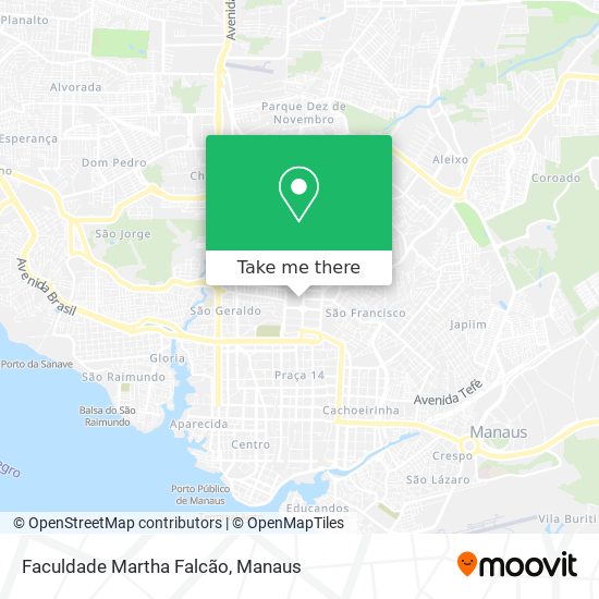 Faculdade Martha Falcão map