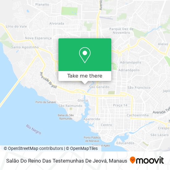 Salão Do Reino Das Testemunhas De Jeová map