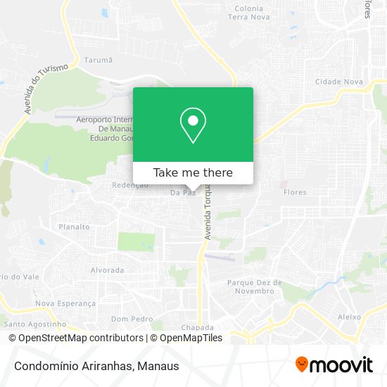 Condomínio Ariranhas map
