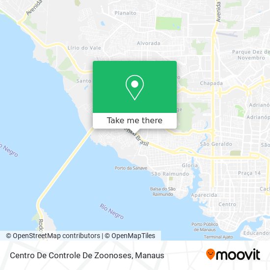 Centro De Controle De Zoonoses map