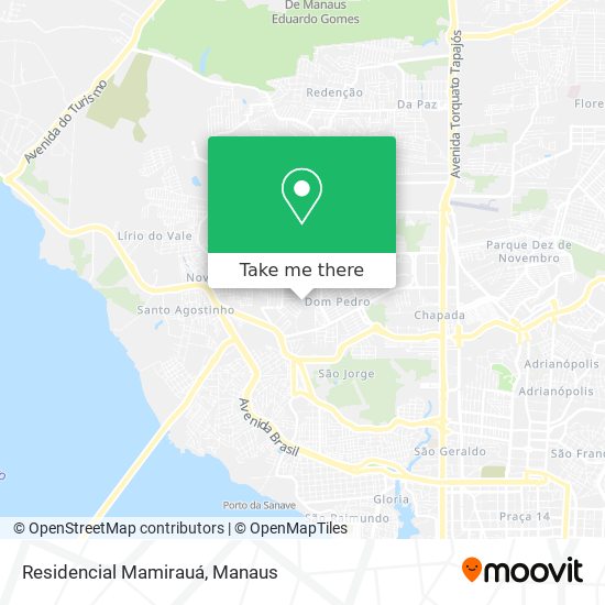 Residencial Mamirauá map