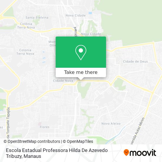 Mapa Escola Estadual Professora Hilda De Azevedo Tribuzy