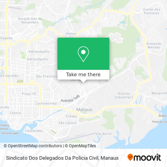 Sindicato Dos Delegados Da Policia Civil map