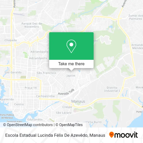 Escola Estadual Lucinda Félix De Azevêdo map