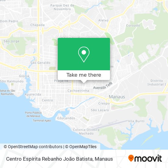 Centro Espírita Rebanho João Batista map