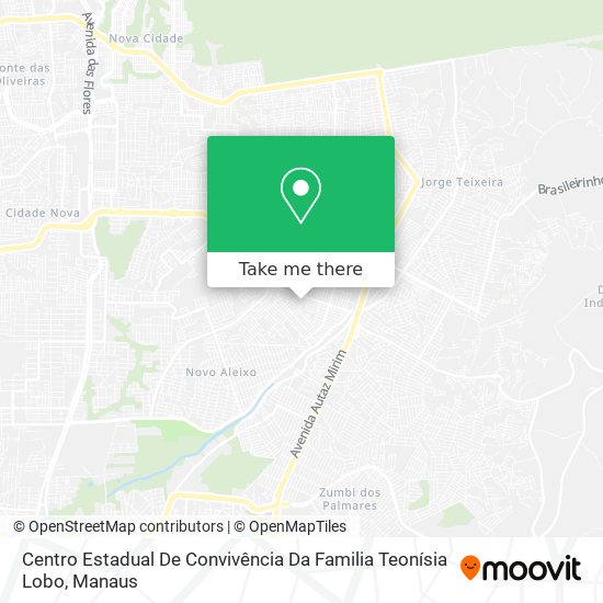 Centro Estadual De Convivência Da Familia Teonísia Lobo map