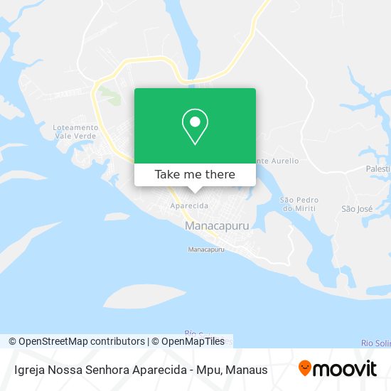 Igreja Nossa Senhora Aparecida - Mpu map