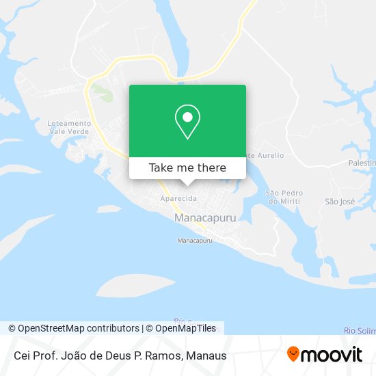 Cei Prof. João de Deus P. Ramos map