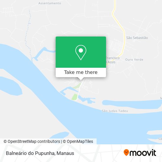 Balneário do Pupunha map