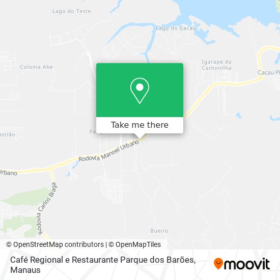 Café Regional e Restaurante Parque dos Barões map