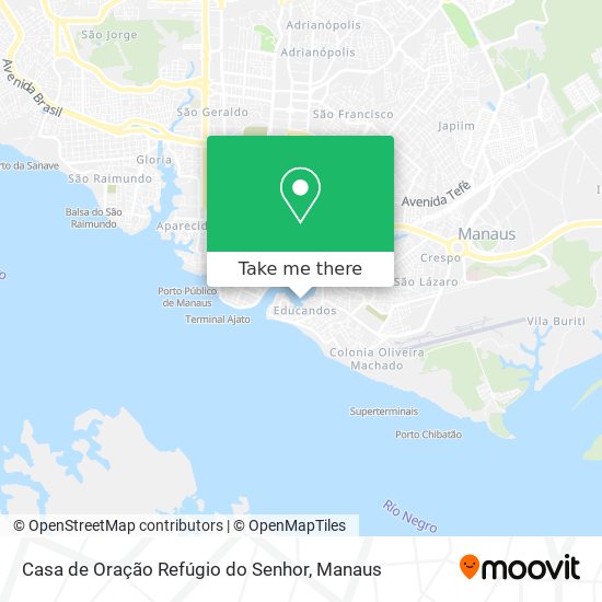 Casa de Oração Refúgio do Senhor map