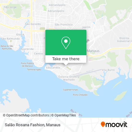 Salão Rosana Fashion map